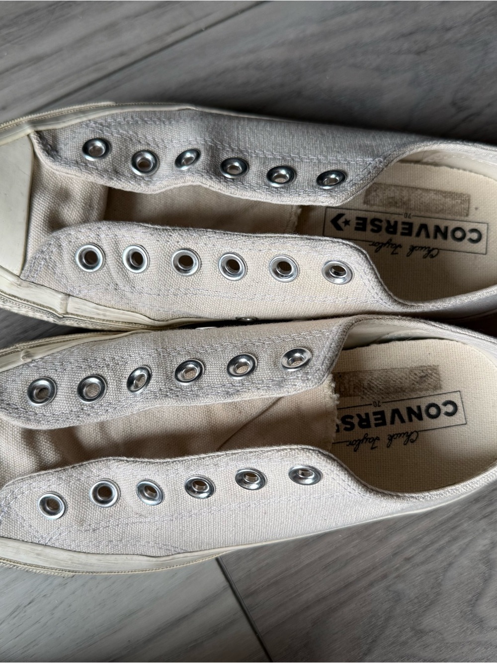 Converse Chuck 70 Vintage Canvas Low Top Shoes Natural Color